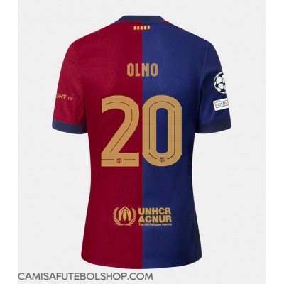 Camisa de time de futebol Barcelona Dani Olmo #20 Replicas 1º Equipamento 2024-25 Manga Curta Camisa de time de futebol Barcelona Dani Olmo #20 Replicas 1º Equipamento 2024-25 Manga Curta